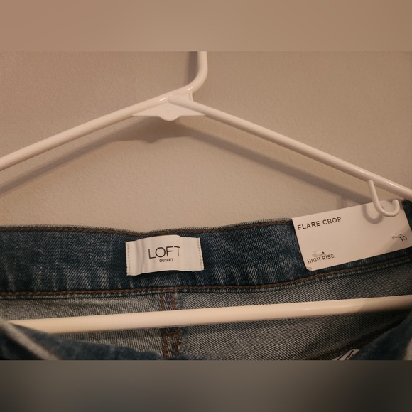 Loft Flare Crop.  High Rise - Picture 2 of 3